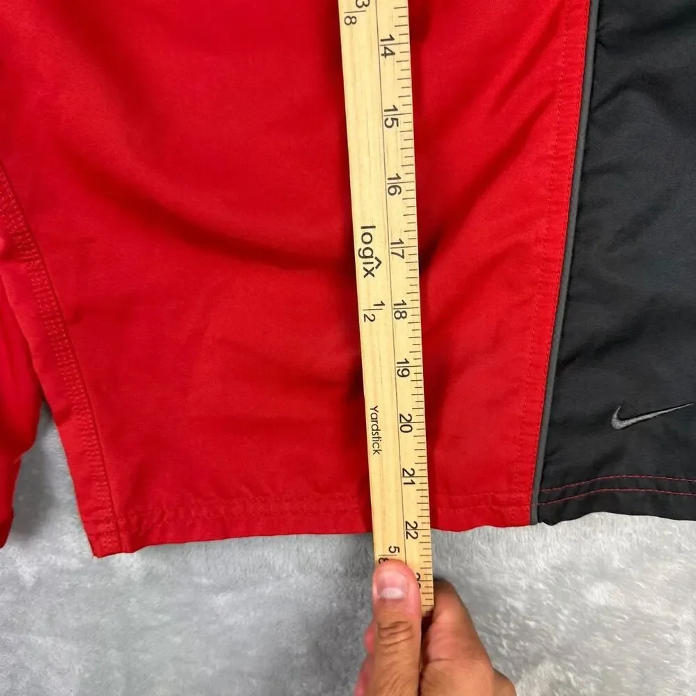 Nike Men's Red Swim-briefs-shorts